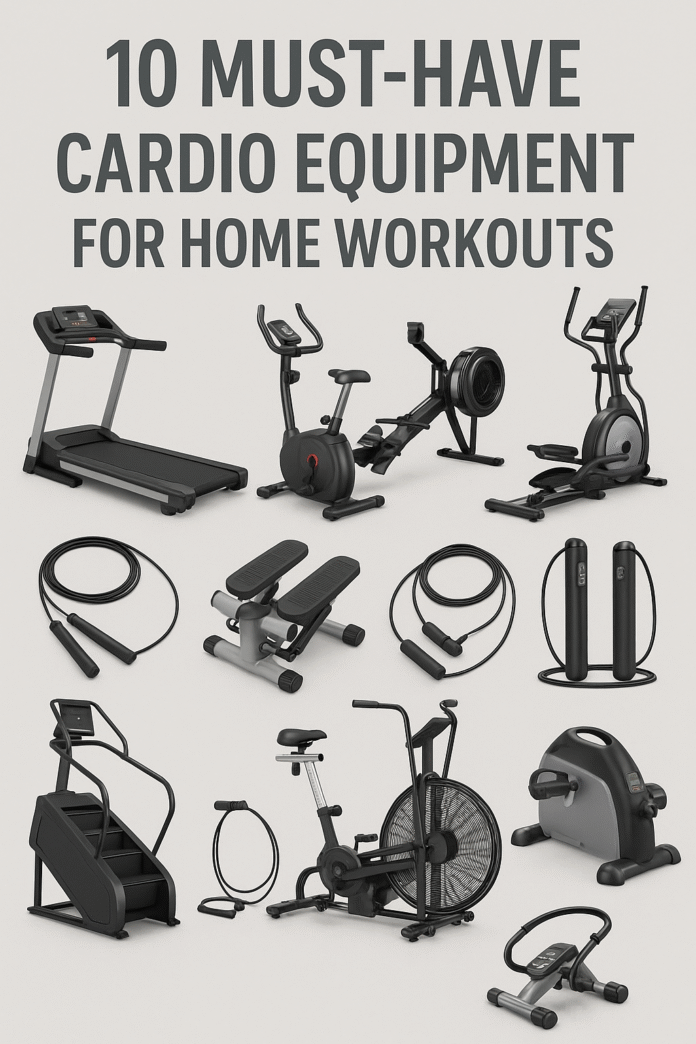 10 Must-Have Cardio Equipment for Home Workouts