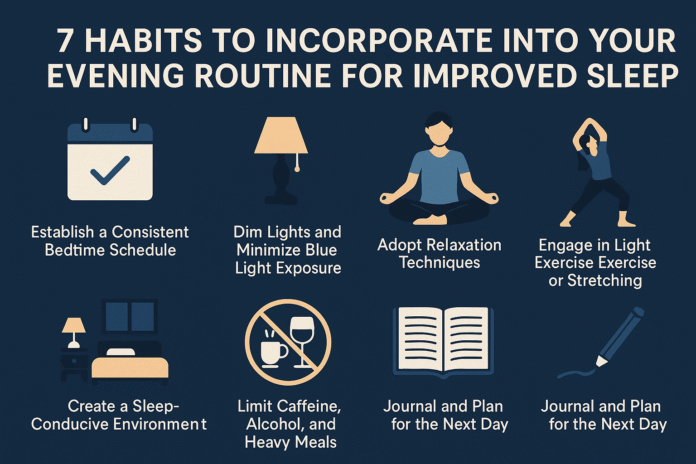7 Habits to Incorporate Into Your Evening Routine for Improved Sleep