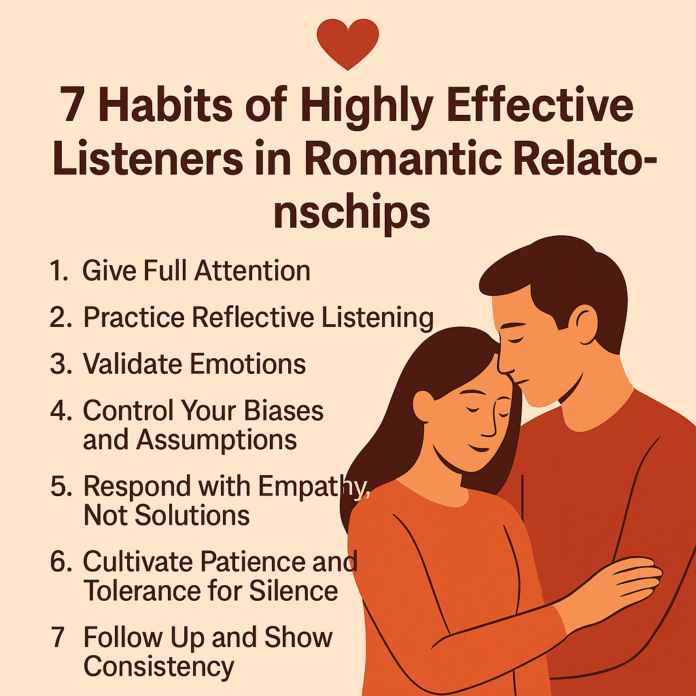 7 Habits of Highly Effective Listeners in Romantic Relationships