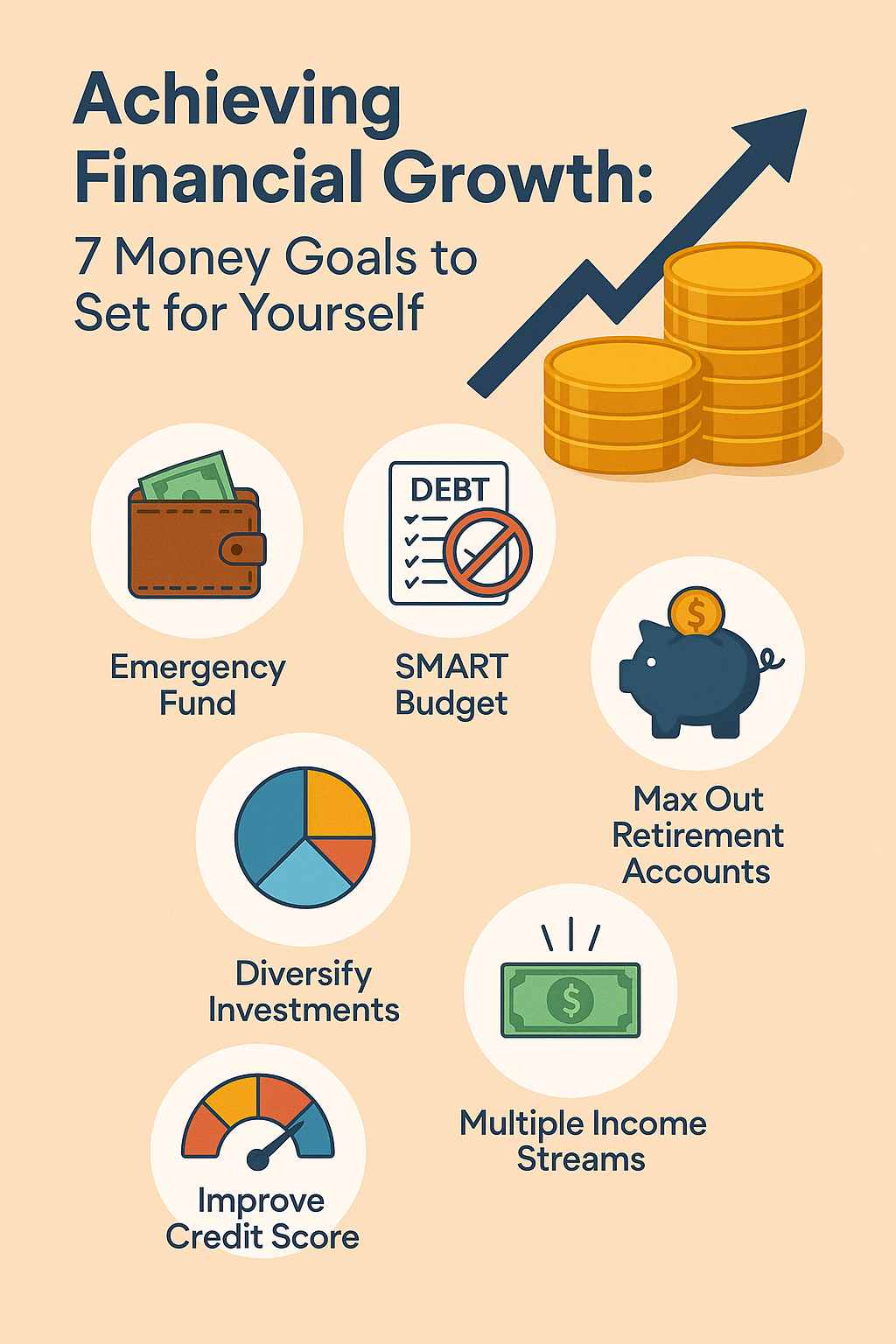 Achieving Financial Growth: 7 Money Goals to Set for Yourself Achieving Financial Growth 7 Money Goals to Set for Yourself