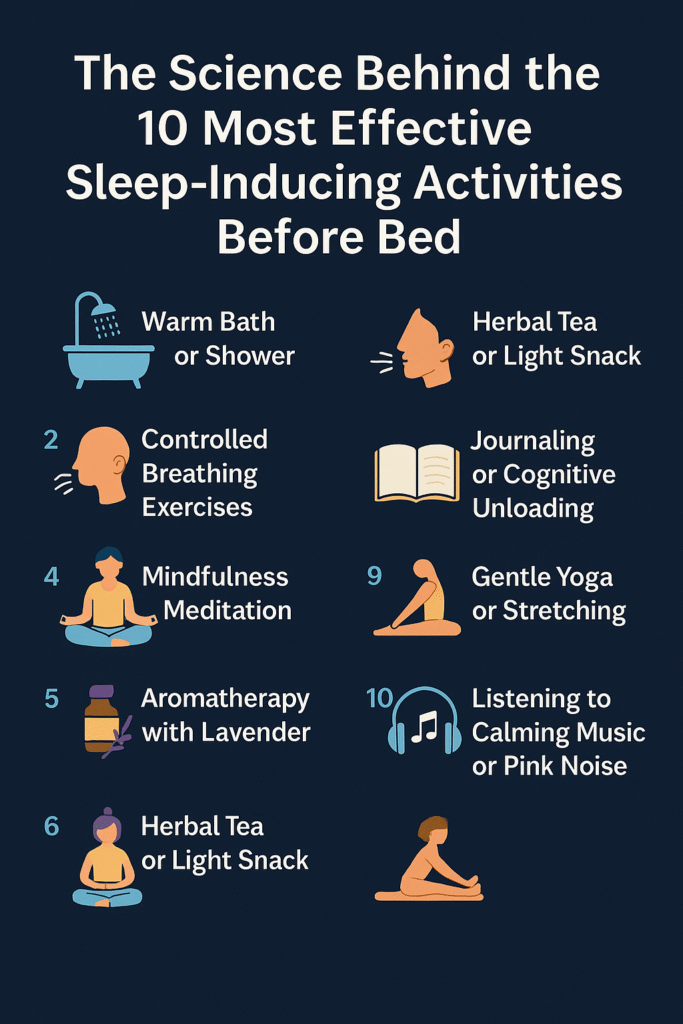 The Science Behind the 10 Most Effective Sleep Inducing Activities Before Bed