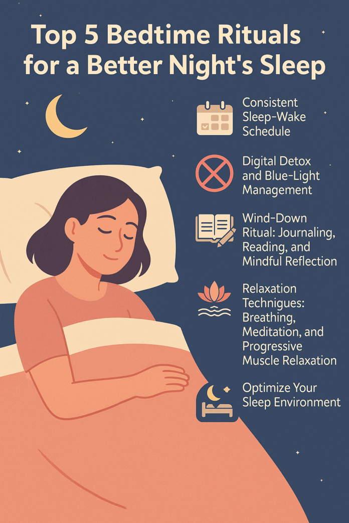 Top 5 Bedtime Rituals for a Better Night's Sleep