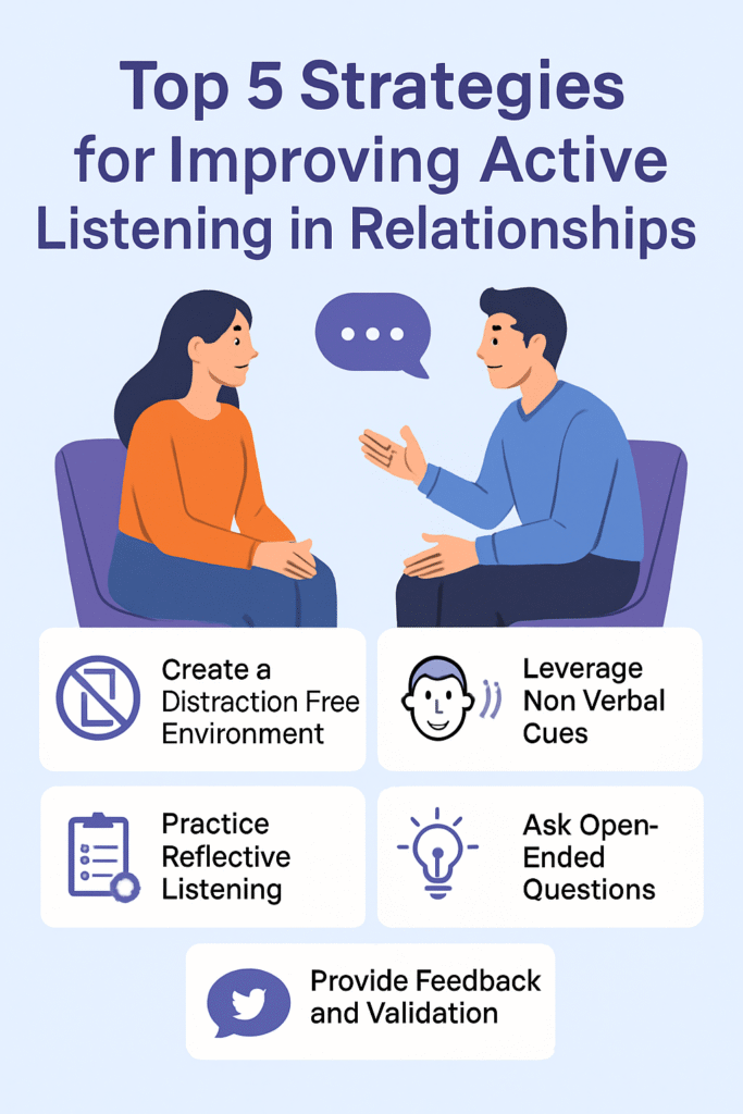 Top 5 Strategies for Improving Active Listening in Relationships