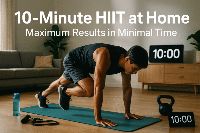 10-Minute HIIT Workouts for Maximum Results at Home