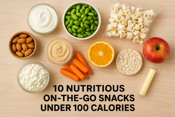10 Nutritious On-the-Go Snacks Under 100 Calories 10 Nutritious On-the-Go Snacks Under 100 Calories