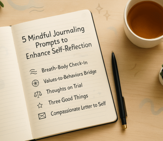 5 Mindful Journaling Prompts to Deepen Self-Reflection (With Practical Steps) 5 Mindful Journaling Prompts to Deepen Self-Reflection (With Practical Steps)