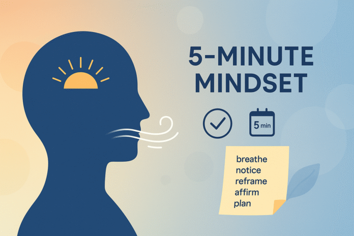 5-Minute Positive Thinking Routine Build a Resilient, Motivated Mindset Every Day