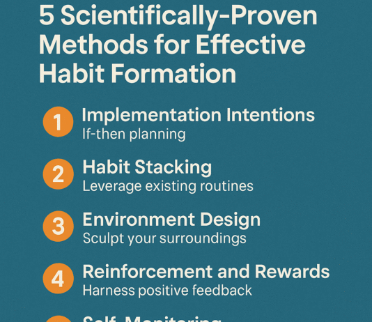 5 Scientifically-Proven Methods for Effective Habit Formation 5 Scientifically-Proven Methods for Effective Habit Formation