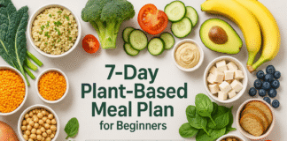 7-Day Plant-Based Meal Plan for Beginners (Easy Recipes + Shopping List) 7-Day Plant-Based Meal Plan for Beginners (Easy Recipes + Shopping List)