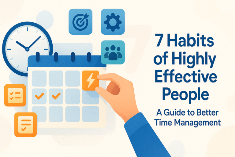 7 Habits of Highly Effective People for Better Time Management - The ...