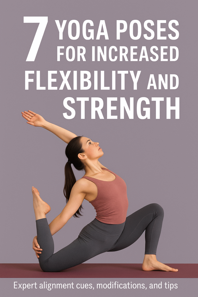 7 Yoga Poses for Increased Flexibility and Strength - The Healthy Habit Hub