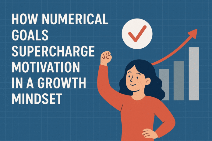 How Numerical Goals Supercharge Motivation in a Growth Mindset How Numerical Goals Supercharge Motivation in a Growth Mindset