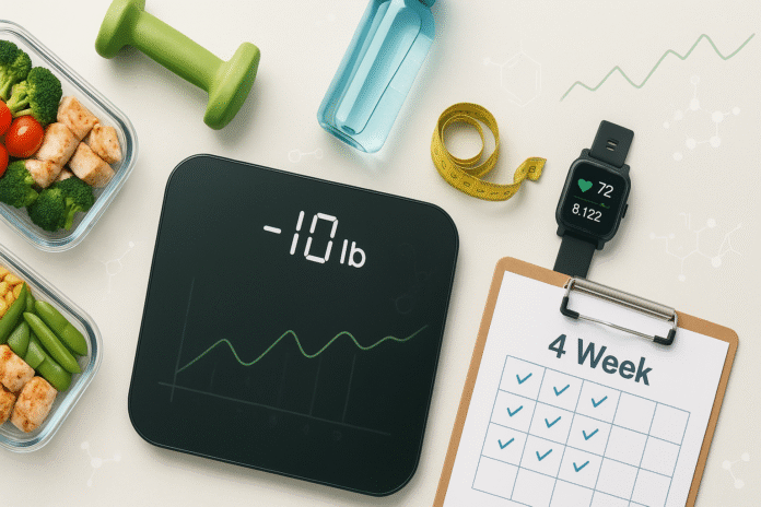 How to Lose 10 Pounds in a Month: A Science-Backed, Safe 4-Week Plan