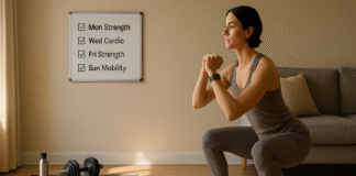 How to Stay Motivated with a Weekly Home Workout Schedule (Plus a Simple 4-Week Plan) How to Stay Motivated with a Weekly Home Workout Schedule (Plus a Simple 4-Week Plan)