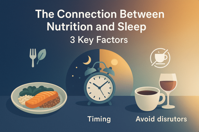 Nutrition and Sleep 3 Key Factors You Can Fix Today Nutrition and Sleep: 3 Key Factors You Can Fix Today
