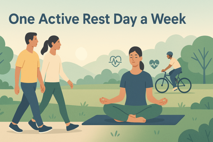 One Active Rest Day a Week Boost Recovery, Sleep, and Overall Wellbeing One Active Rest Day a Week Boost Recovery, Sleep, and Overall Wellbeing