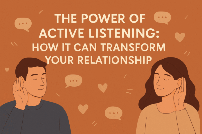 Power of Active Listening How It Can Transform Your Relationship