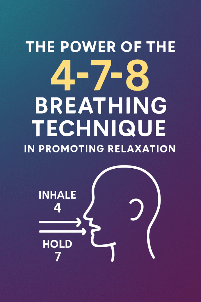 Power of the 4-7-8 Breathing Technique in Promoting Relaxation Power of the 4-7-8 Breathing Technique in Promoting Relaxation