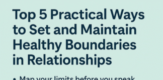 Top 5 Practical Ways to Set and Maintain Healthy Boundaries in Relationships Top 5 Practical Ways to Set and Maintain Healthy Boundaries in Relationships