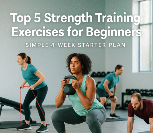 Top 5 Strength Training Exercises for Beginners (4-Week Plan) Top 5 Strength Training Exercises for Beginners (4-Week Plan)