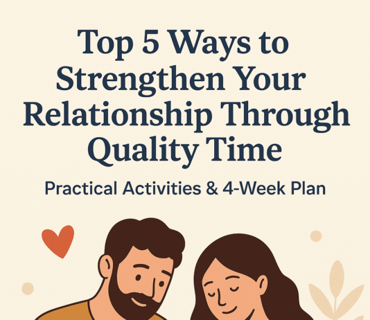 Top 5 Ways to Strengthen Your Relationship Through Quality Time — Practical Activities & 4-Week Plan Top 5 Ways to Strengthen Your Relationship Through Quality Time — Practical Activities & 4-Week Plan