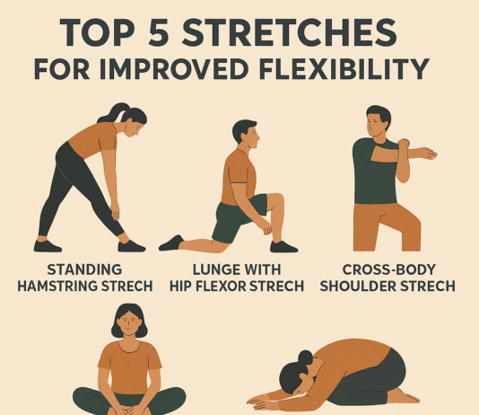 Top 5 flexibility stretches Top 5 flexibility stretches