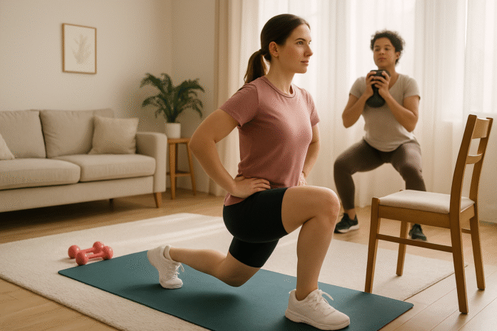 11 Lower Body Home Workout: Squat and Lunge Routines for Strength and Stability