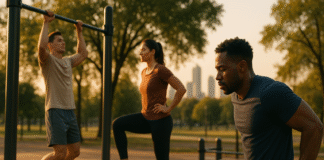 12-Step Workout Using Outdoor Fitness Equipment 12-Step Workout Using Outdoor Fitness Equipment