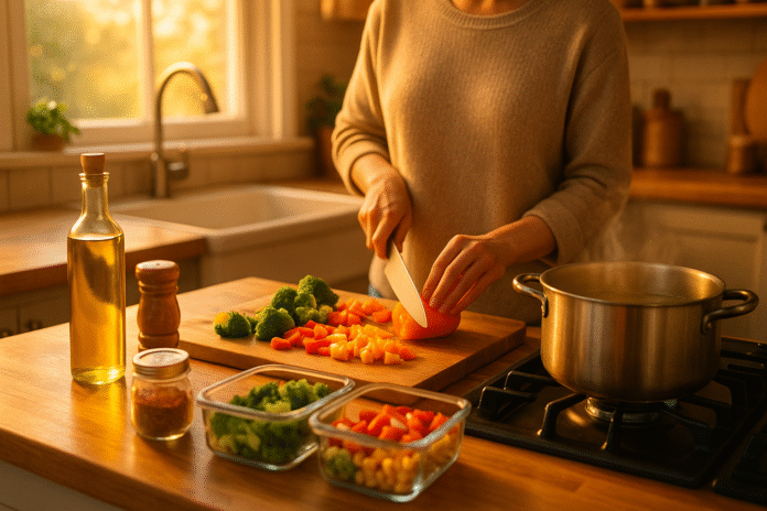 12 Steps to Learning to Cook Healthy Meals at Home (For Lasting Dietary Changes)