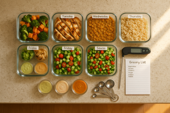 7 Steps to Master Weekly Meal Prep for a Balanced 7-Day Menu