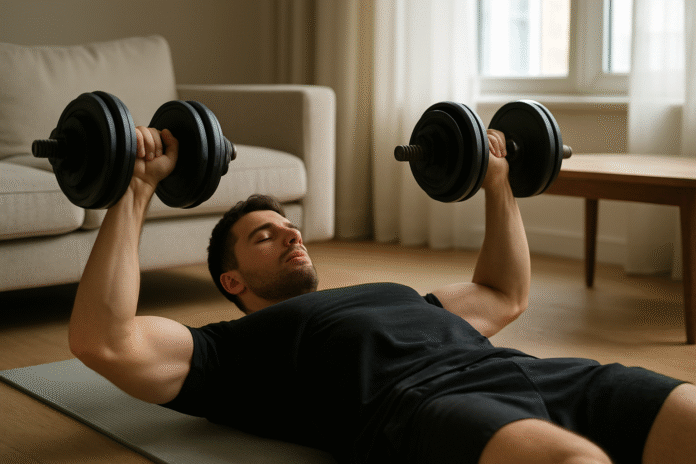 8 Upper Body Home Workout with Dumbbells Routines (Beginner to Advanced) 8 Upper Body Home Workout with Dumbbells Routines (Beginner to Advanced)