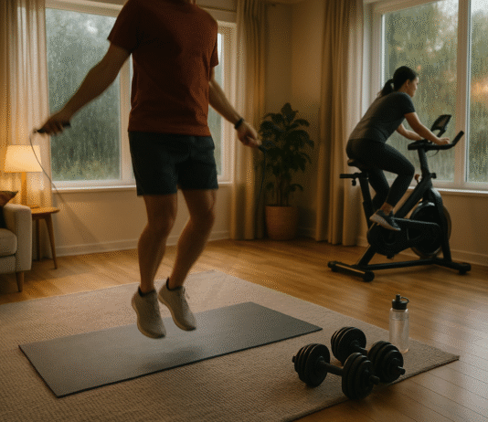 9 Best Indoor Cardio Workouts for Rainy Days 9 Best Indoor Cardio Workouts for Rainy Days