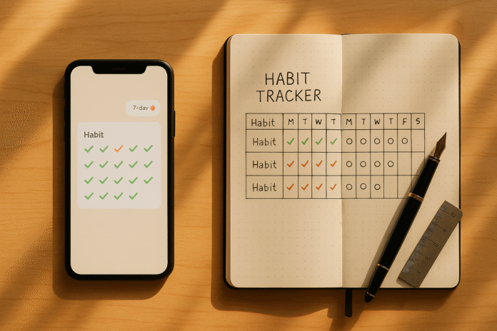 9 Criteria to Compare Digital vs Paper Habit Trackers (and Pick What Fits You)