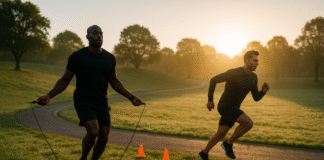 9 Outdoor Cardio Workouts: Jump Rope and Sprint Drills for Speed, Power, and Fat Loss 9 Outdoor Cardio Workouts: Jump Rope and Sprint Drills for Speed, Power, and Fat Loss