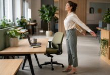 Desk Stretch Sequence You Can Do in Office Clothes Desk Stretch Sequence You Can Do in Office Clothes