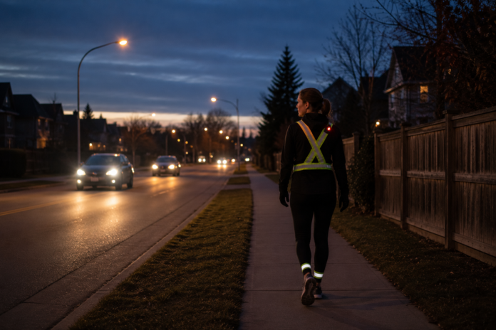 How to Walk Safely in the Dark Visibility, Route and Awareness