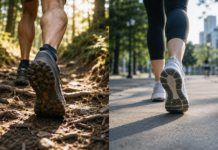 Trail Walking vs Pavement: Impact, Stability and Variety Trail Walking vs Pavement Impact, Stability and Variety